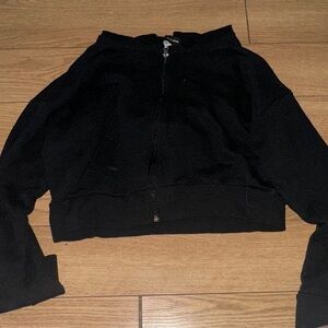 Women's Black Cropped Jacket